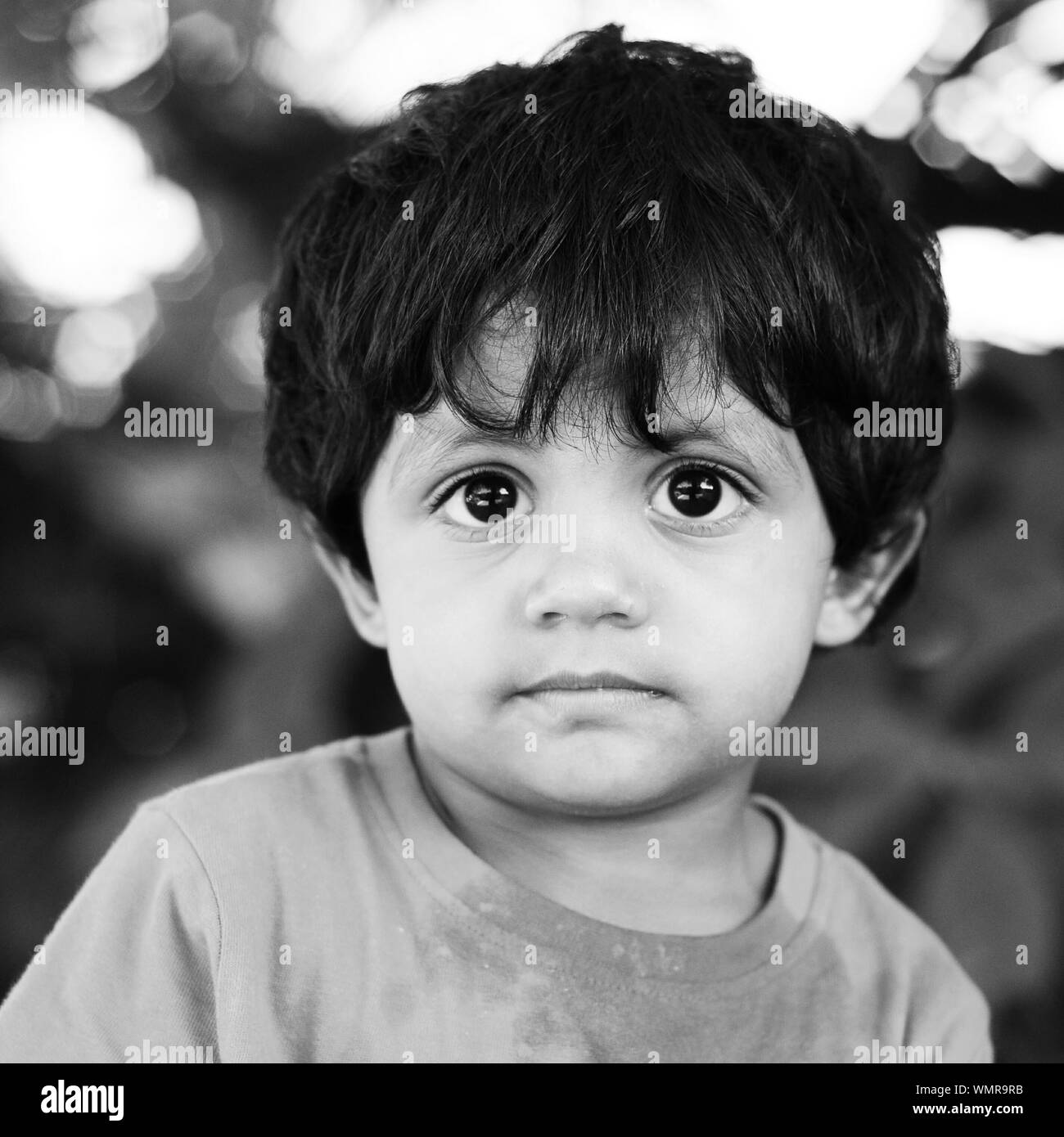 Indian boy face Black and White Stock Photos & Images - Alamy
