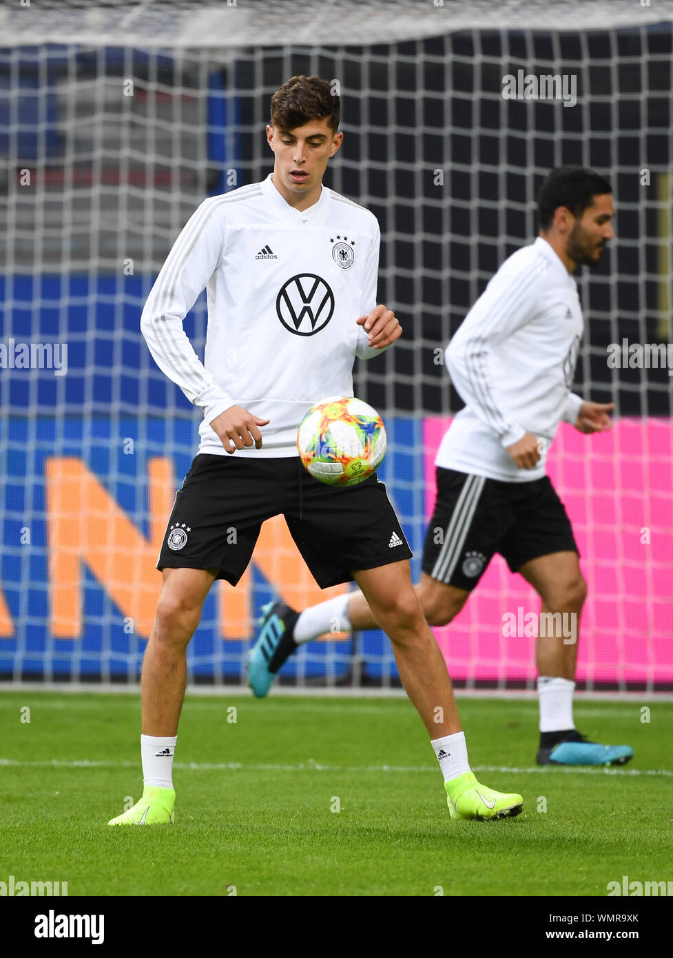 Hamburg, Deutschland. 05th Sep, 2019. Kai Havertz (Germany). GES/Fussball/EM  qualification: Training of the German national team in Hamburg, 05.09.2019  Football/Soccer: European Qualifiers: Training session of the German  national team, Hamburg ...