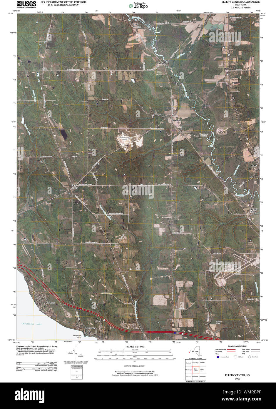 New York NY Ellery Center 20100213 TM Restoration Stock Photo Alamy