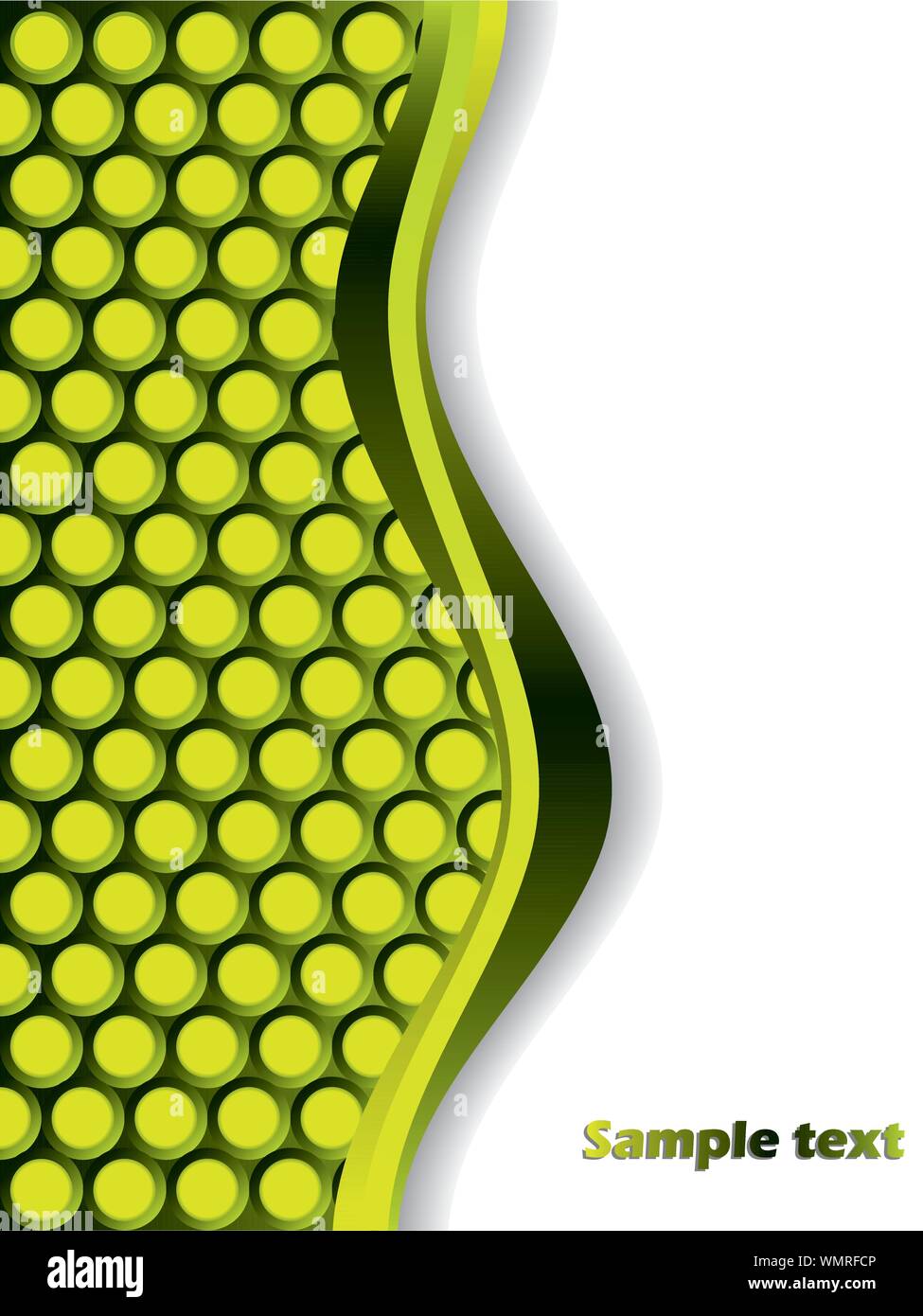 Abstract repeating circle pattern brochure template background - vector ...