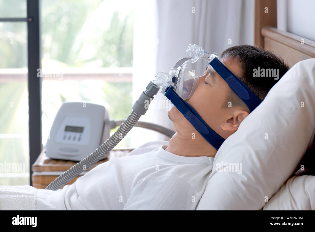Person With Oxygen Mask