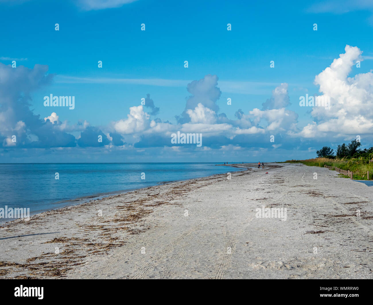Gulf of Mexico beach at Sanibel Island Lighthouse Beach Park on Sanibel