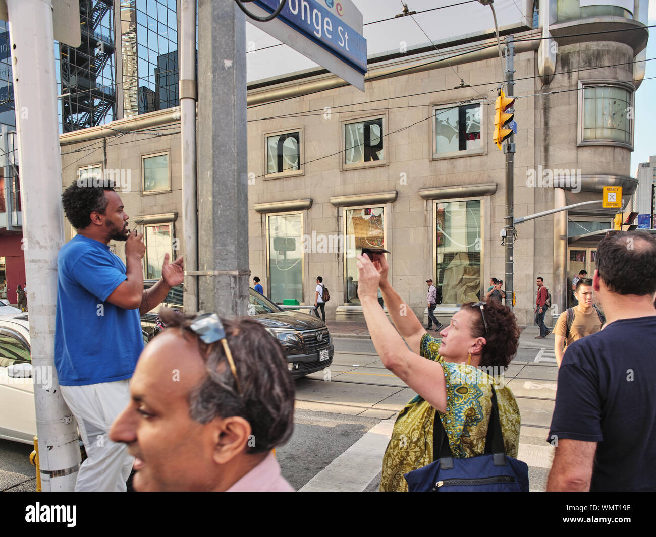 Streetlife in Toronto Stock Photo