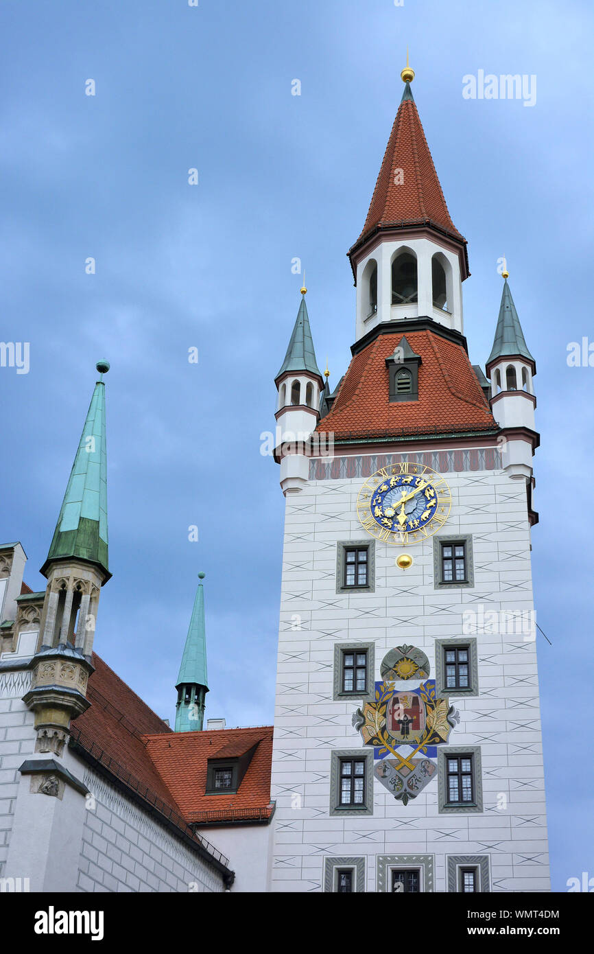 Altes Rathaus, Old town hall, Munich, München, Germany, Europe Stock ...