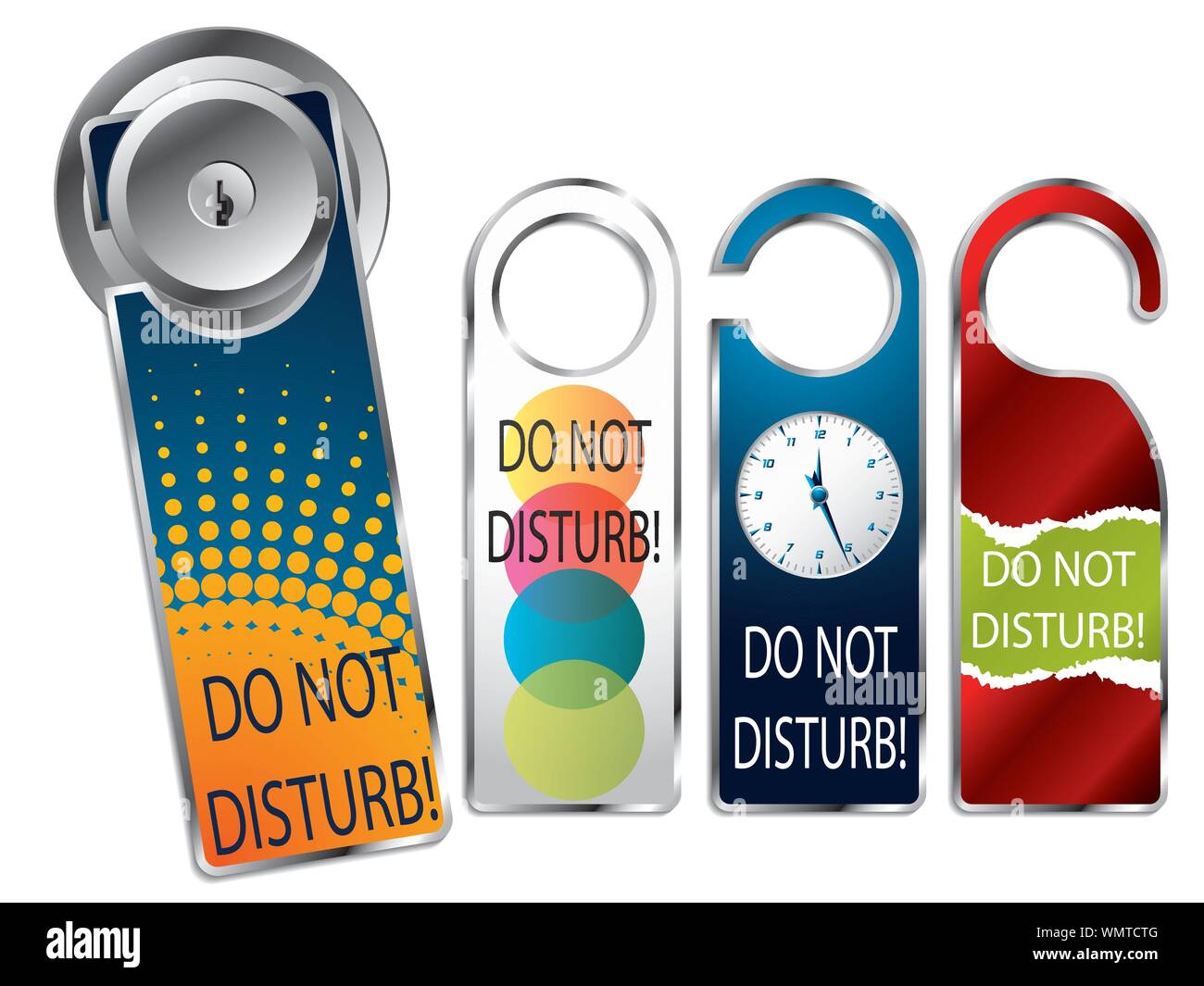 Do not disturb labels Stock Vector Image & Art Alamy