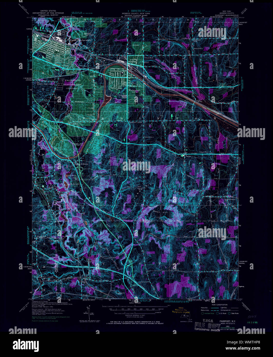 Map of fairport hires stock photography and images Alamy