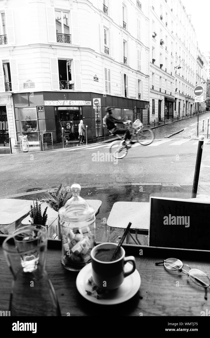 Paris, Cafe Stock Photo