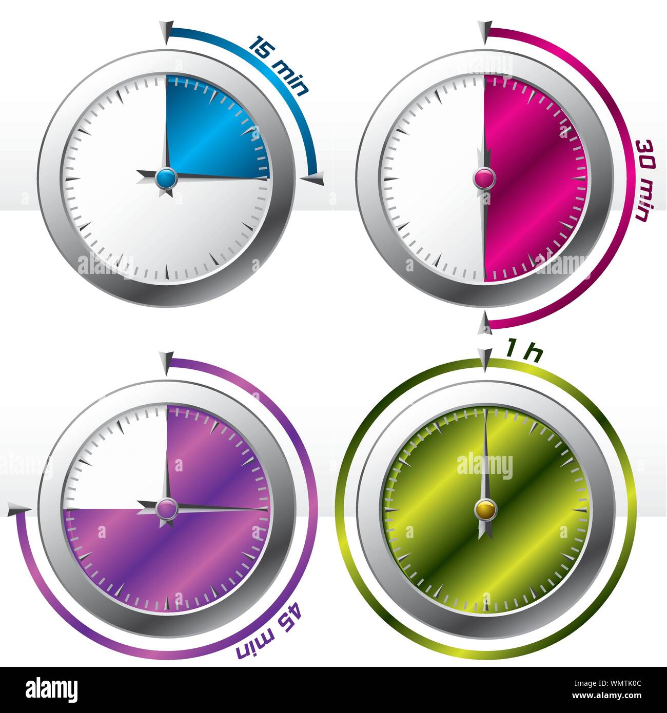Various timers 2 Stock Vector Image & Art - Alamy