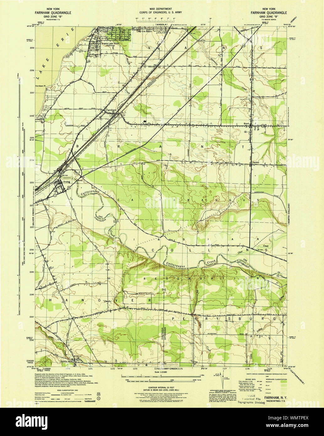 New York NY Farnham 138141 1944 31680 Restoration Stock Photo Alamy