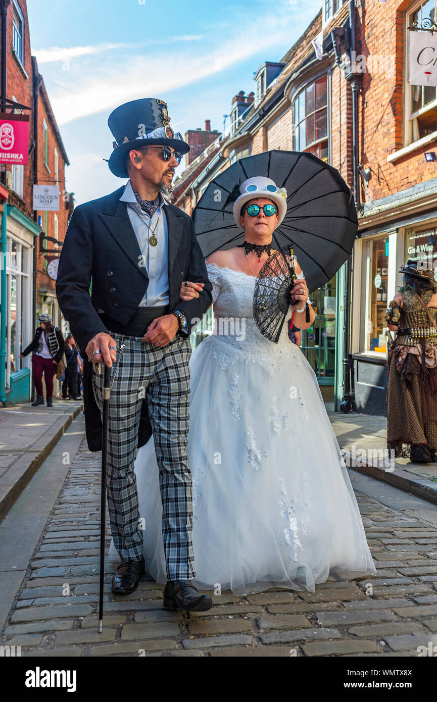 Lincoln Lincolnshire England Uk The Biggest Asylum Steampunk Festival On Earth Is Held In The City Of Lincoln Stock Photo Alamy