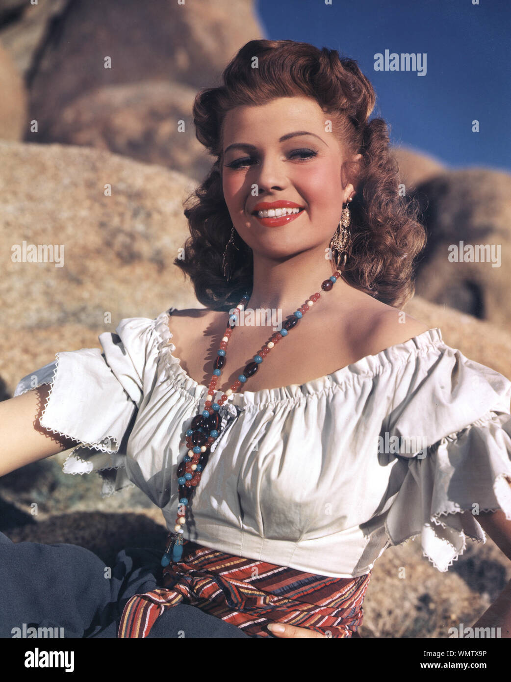 Color Portrait of Rita Hayworth for "The Lovers of Carmen" (1948) Columbia  Pictures File Reference # 33848-637THA Stock Photo - Alamy