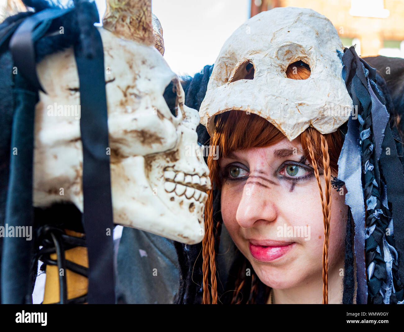 Lincoln, Lincolnshire, England, UK - The biggest Asylum Steampunk Festival on Earth is held in The City of Lincoln Stock Photo