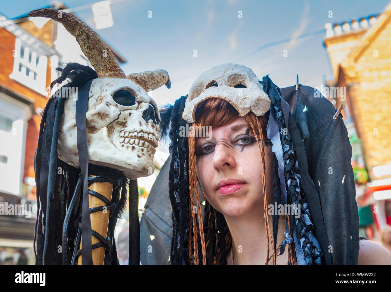 Lincoln, Lincolnshire, England, UK - The biggest Asylum Steampunk Festival on Earth is held in The City of Lincoln Stock Photo