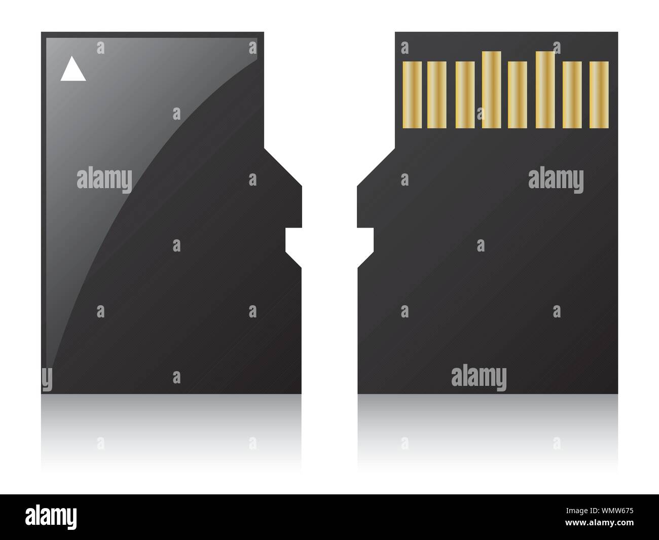 Micro sd card Stock Vector Image & Art Alamy