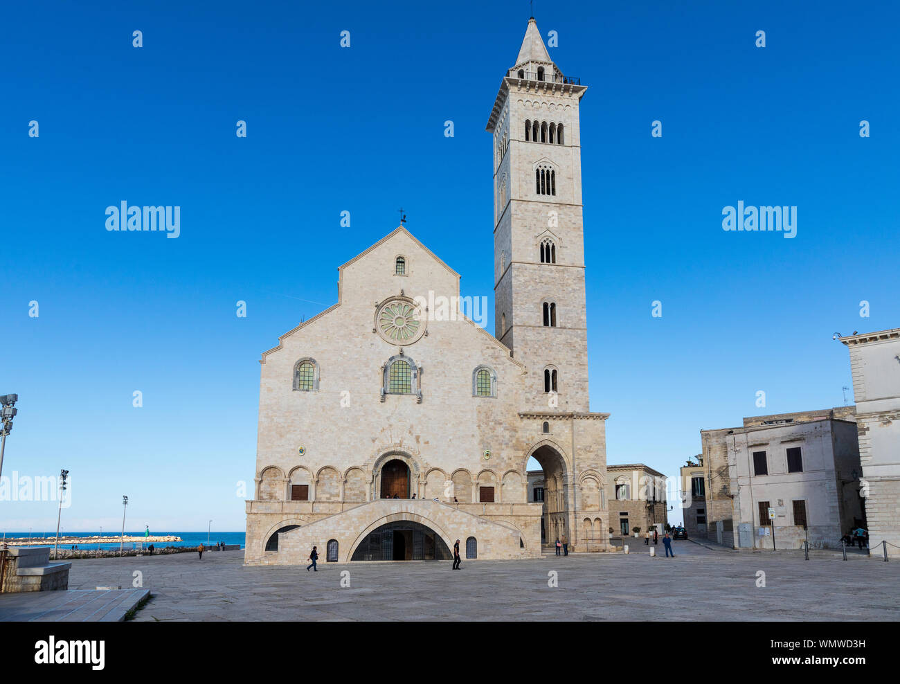 Italy, Apulia, Province of BarlettaAndriaTrani, Trani. San Nicola Pellegrino cathedral Stock