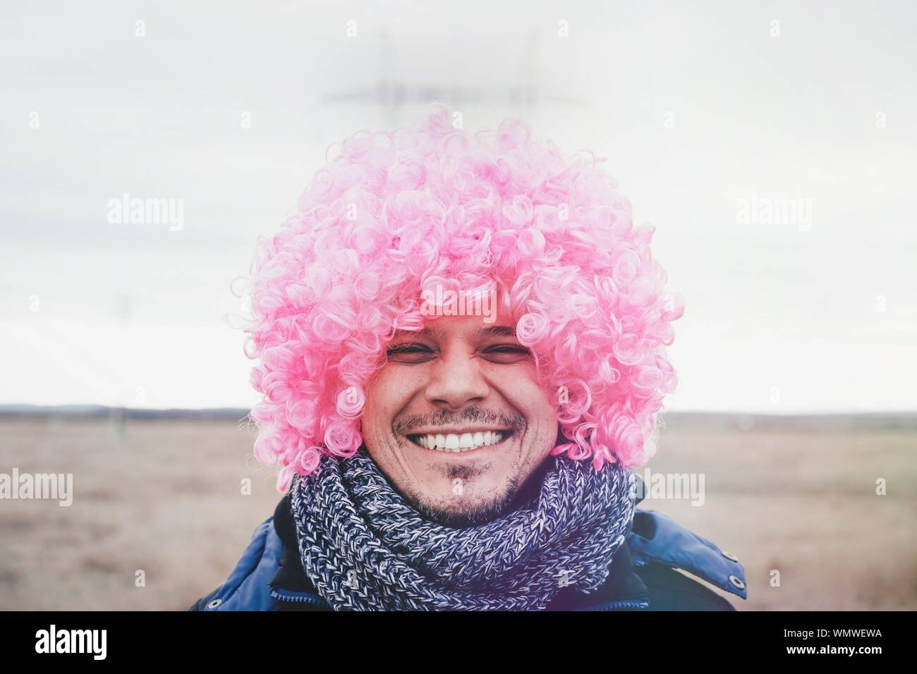 pink wig guy