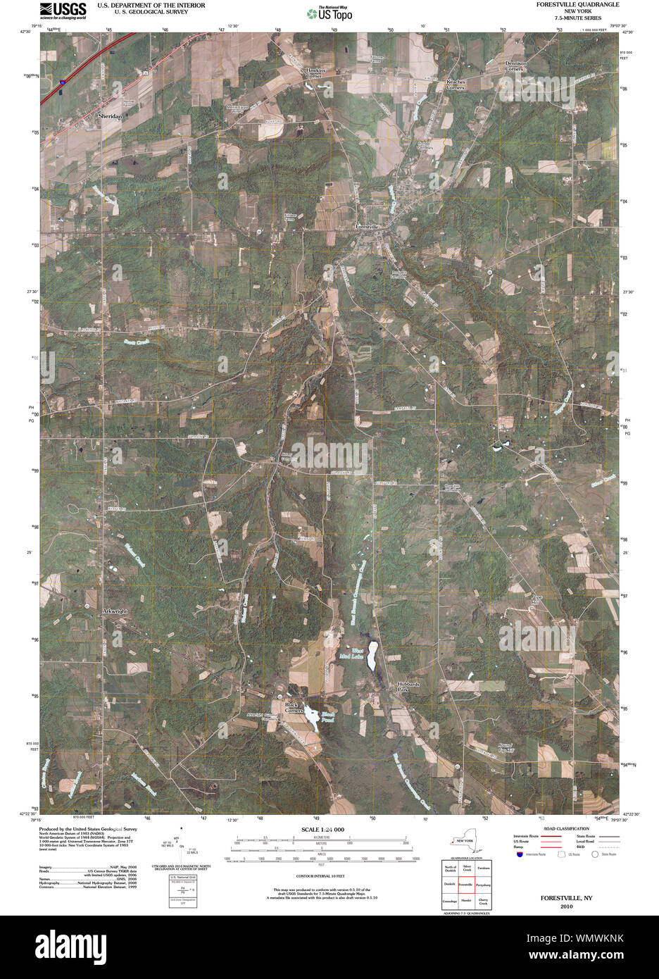 Map of forestville hires stock photography and images Alamy