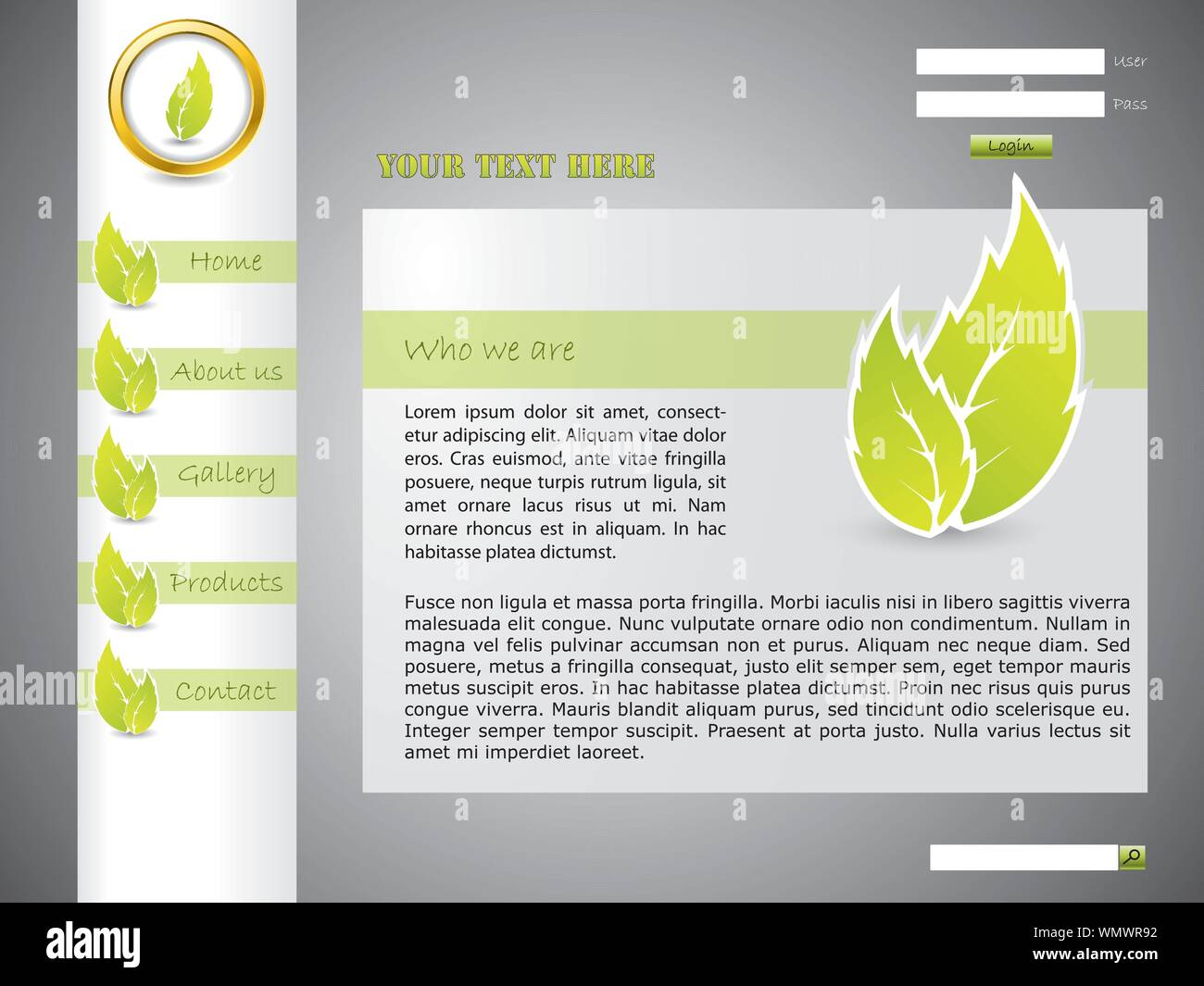 Ecologial Stock Vector Images - Alamy