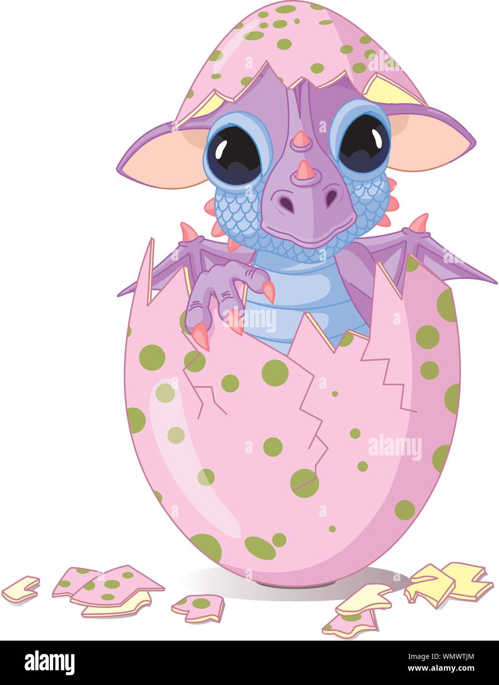 How To Draw A Baby Dragon In A Egg