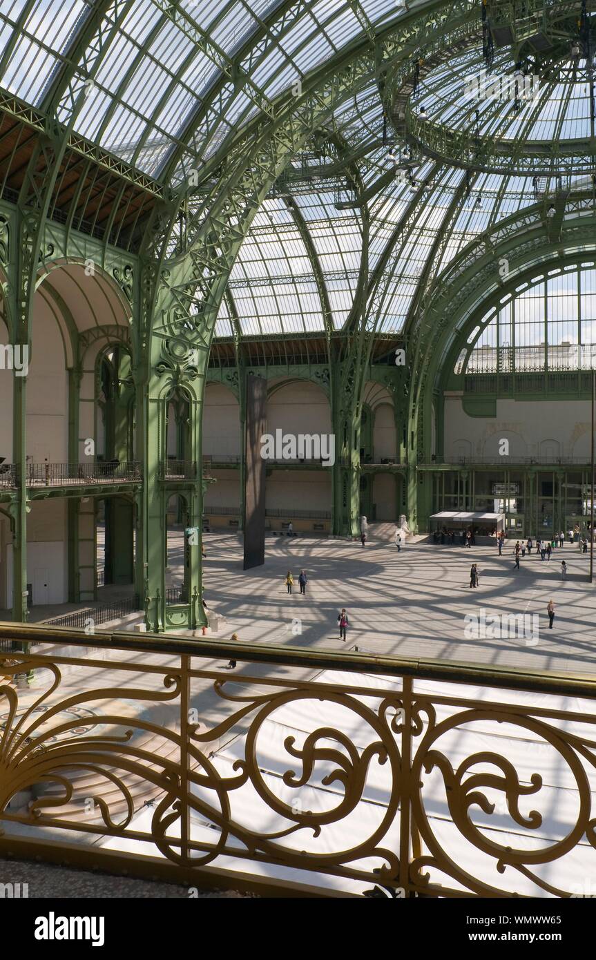 France Paris Grand Palais Architect Charles Louis Girault Stock Photo Alamy