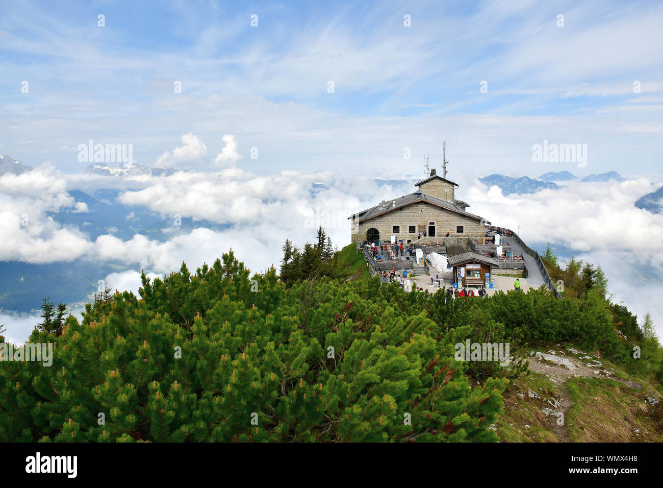 Kehlsteinhaus, Hitler's Eagle's Nest, Kehlstein Mountain, Berchtesgaden ...