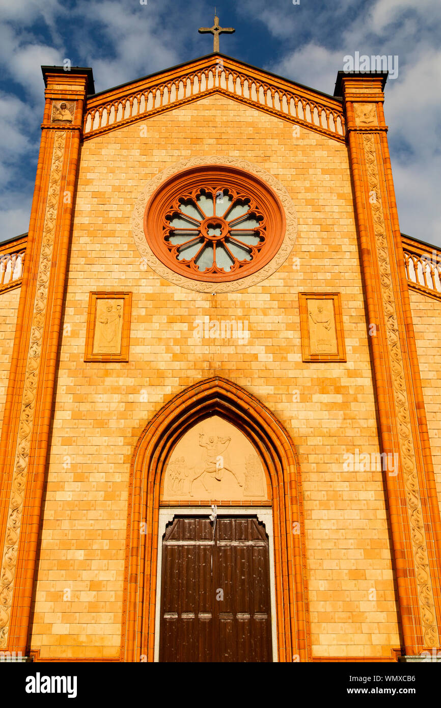 Front View Of Church Building Stock Photo Alamy