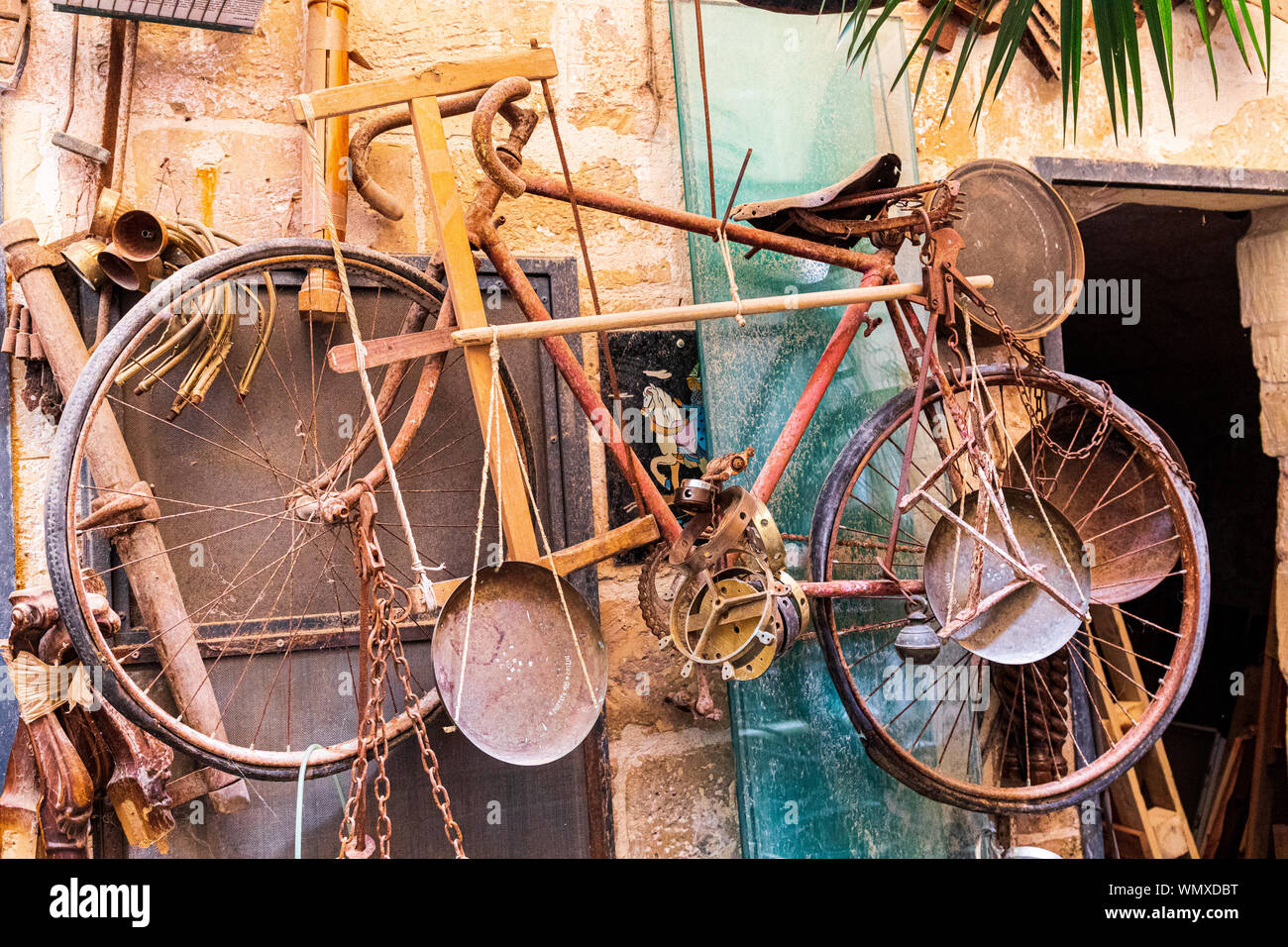 old rusted bicycle for sale