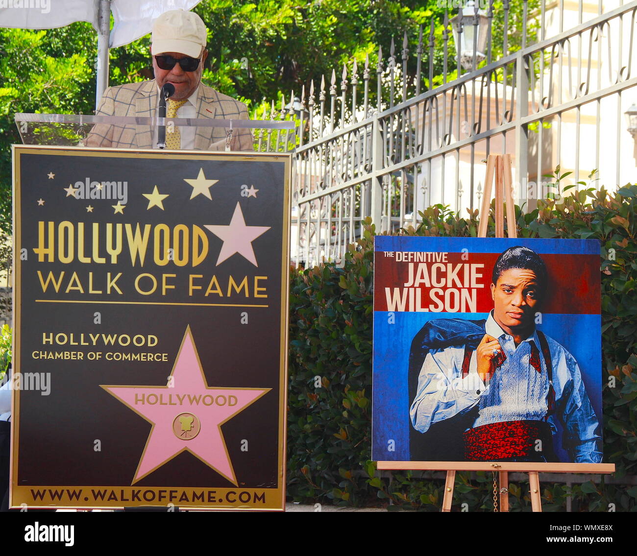September 3, 2019, Hollywood, California, USA: I16064CHW.Hollywood Chamber Of Commerce Honors Jackie Wilson With Posthumous Star On The Hollywood Walk Of Fame .7057 Hollywood Boulevard, Hollywood, California, USA  .09/04/2019 .BERRY GORDY JR., - FOUNDER OF MOTOWN RECORD LABEL .Â©Clinton H.Wallace/Photomundo International/  Photos Inc  (Credit Image: © Clinton Wallace/Globe Photos via ZUMA Wire) Stock Photo