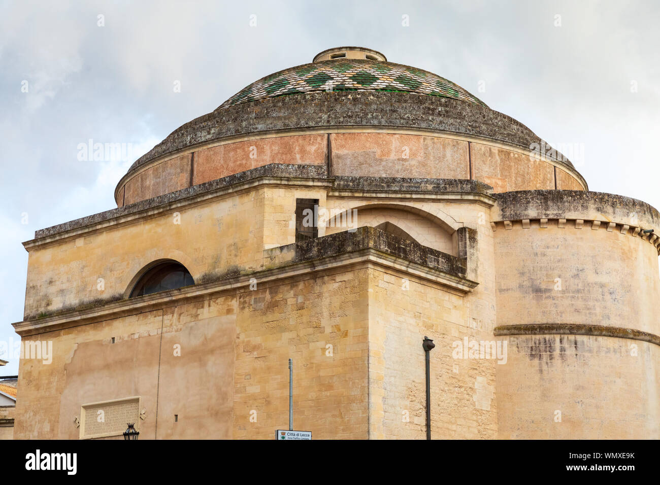 Italy, Apulia, Province of Lecce, Lecce. Dome of the Chiesa di Santa Maria  della Porta Stock Photo - Alamy
