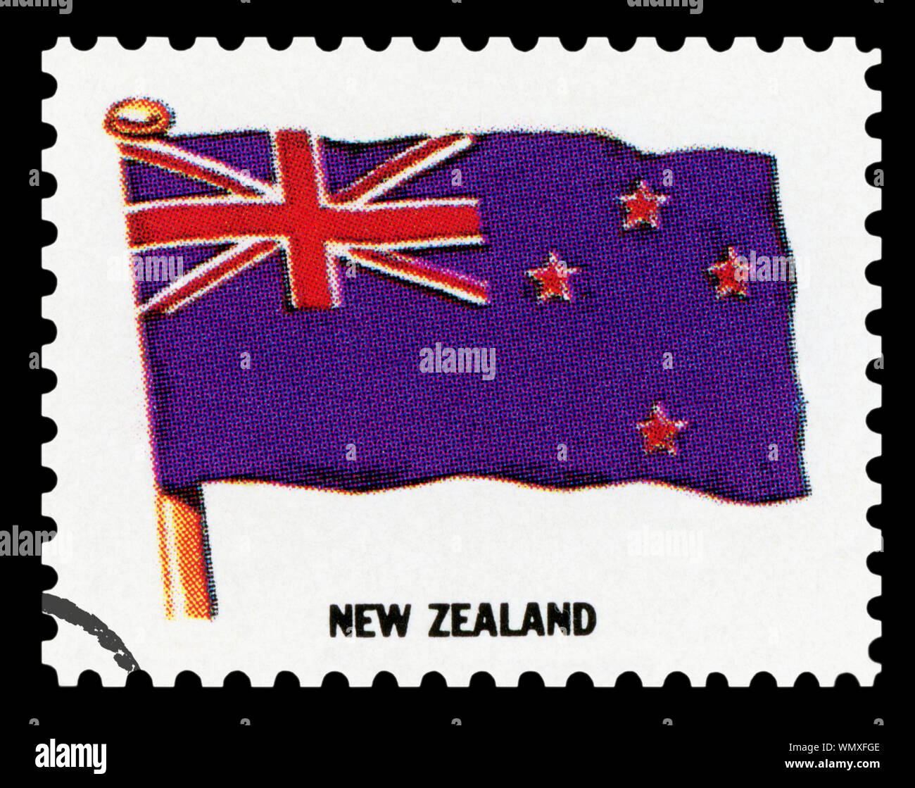 Stamp australia national flag hi res stock photography and images