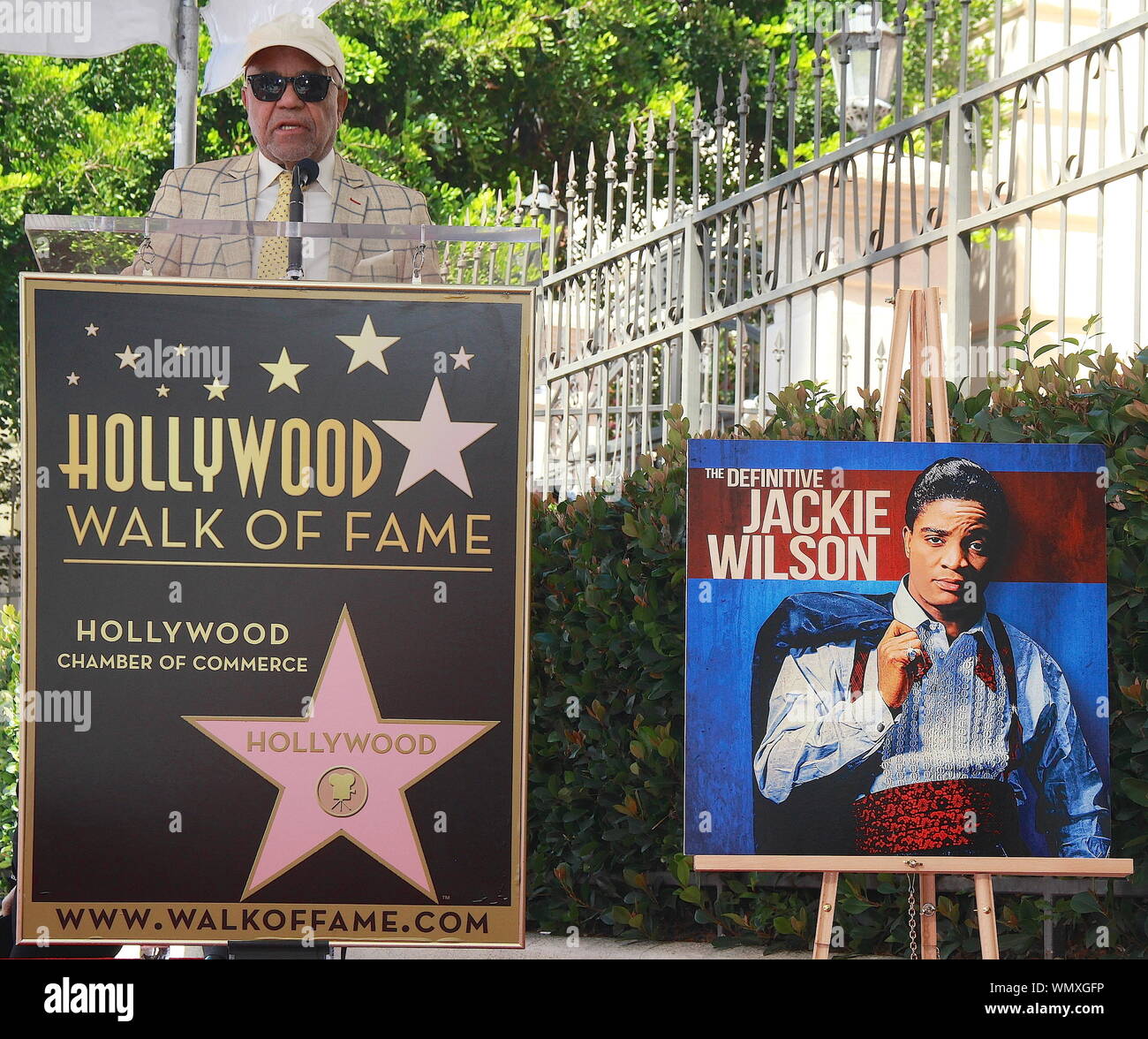 September 3, 2019, Hollywood, California, USA: I16064CHW.Hollywood Chamber Of Commerce Honors Jackie Wilson With Posthumous Star On The Hollywood Walk Of Fame .7057 Hollywood Boulevard, Hollywood, California, USA  .09/04/2019 .BERRY GORDY JR., - FOUNDER OF MOTOWN RECORD LABEL .Â©Clinton H.Wallace/Photomundo International/  Photos Inc  (Credit Image: © Clinton Wallace/Globe Photos via ZUMA Wire) Stock Photo