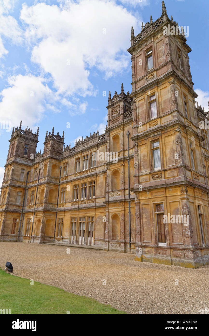 Highclere Castle, home of the Earl and Countess of Carnarvon, and film