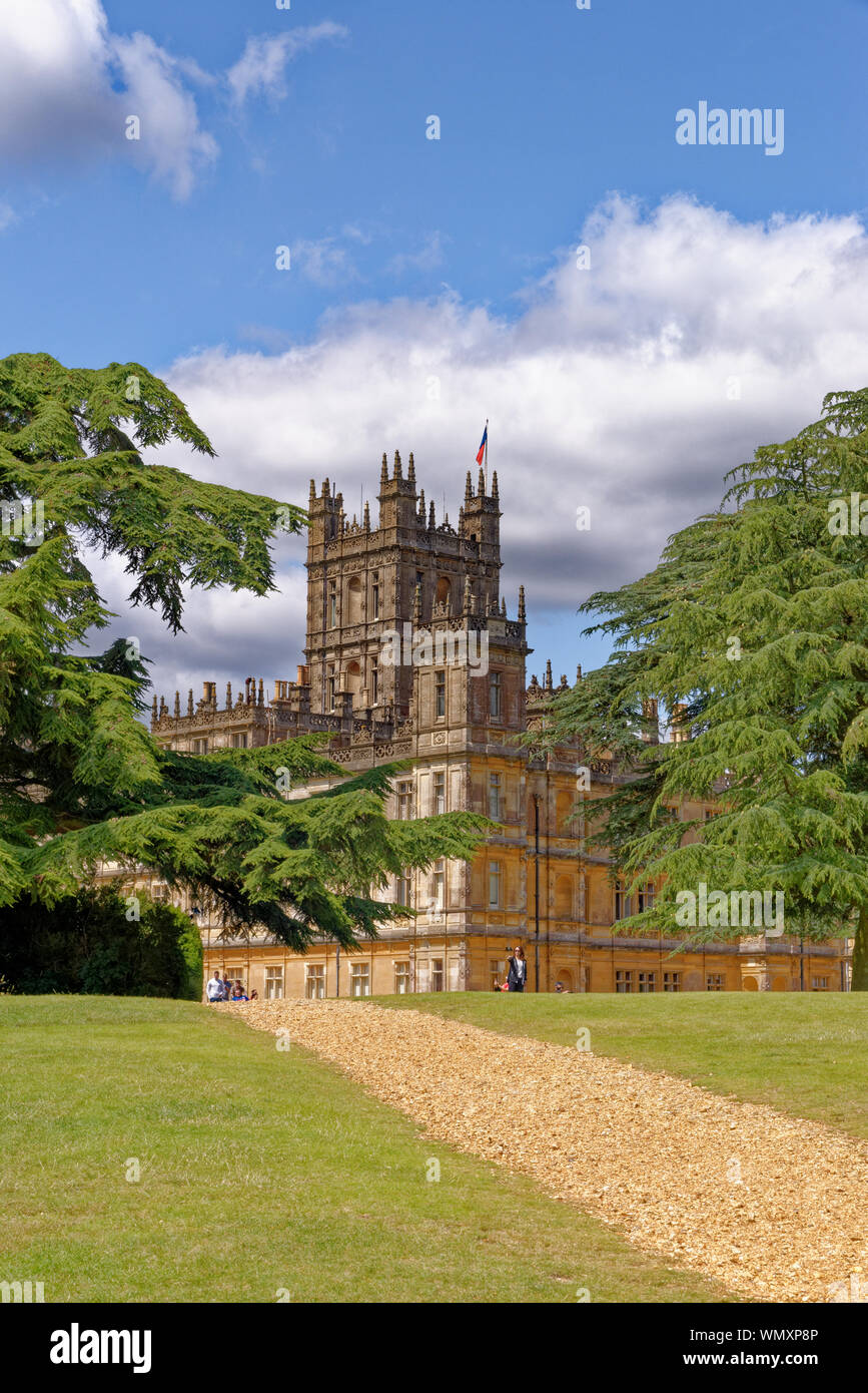 Highclere Castle, home of the Earl and Countess of Carnarvon, and film