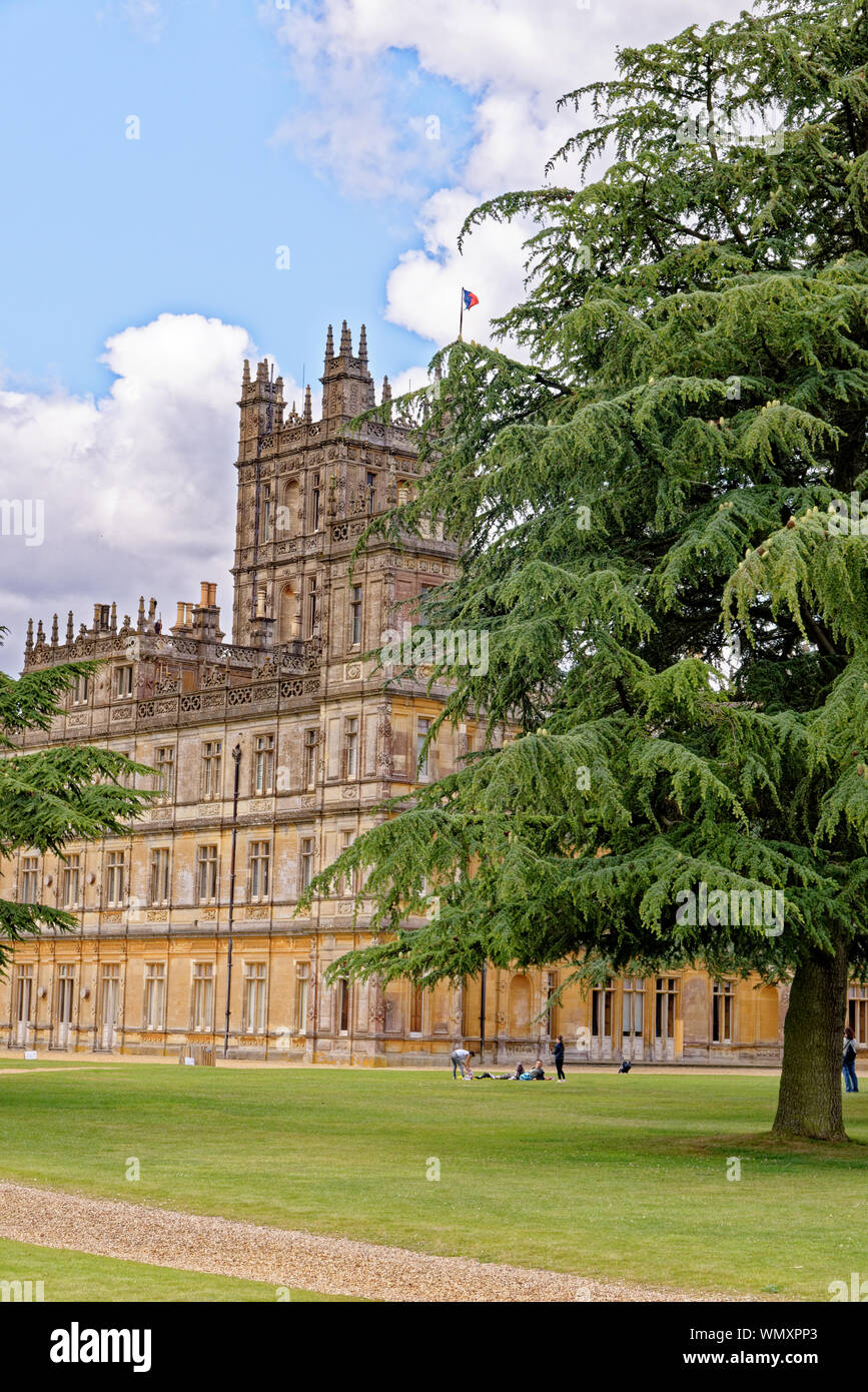 Highclere Castle, home of the Earl and Countess of Carnarvon, and film