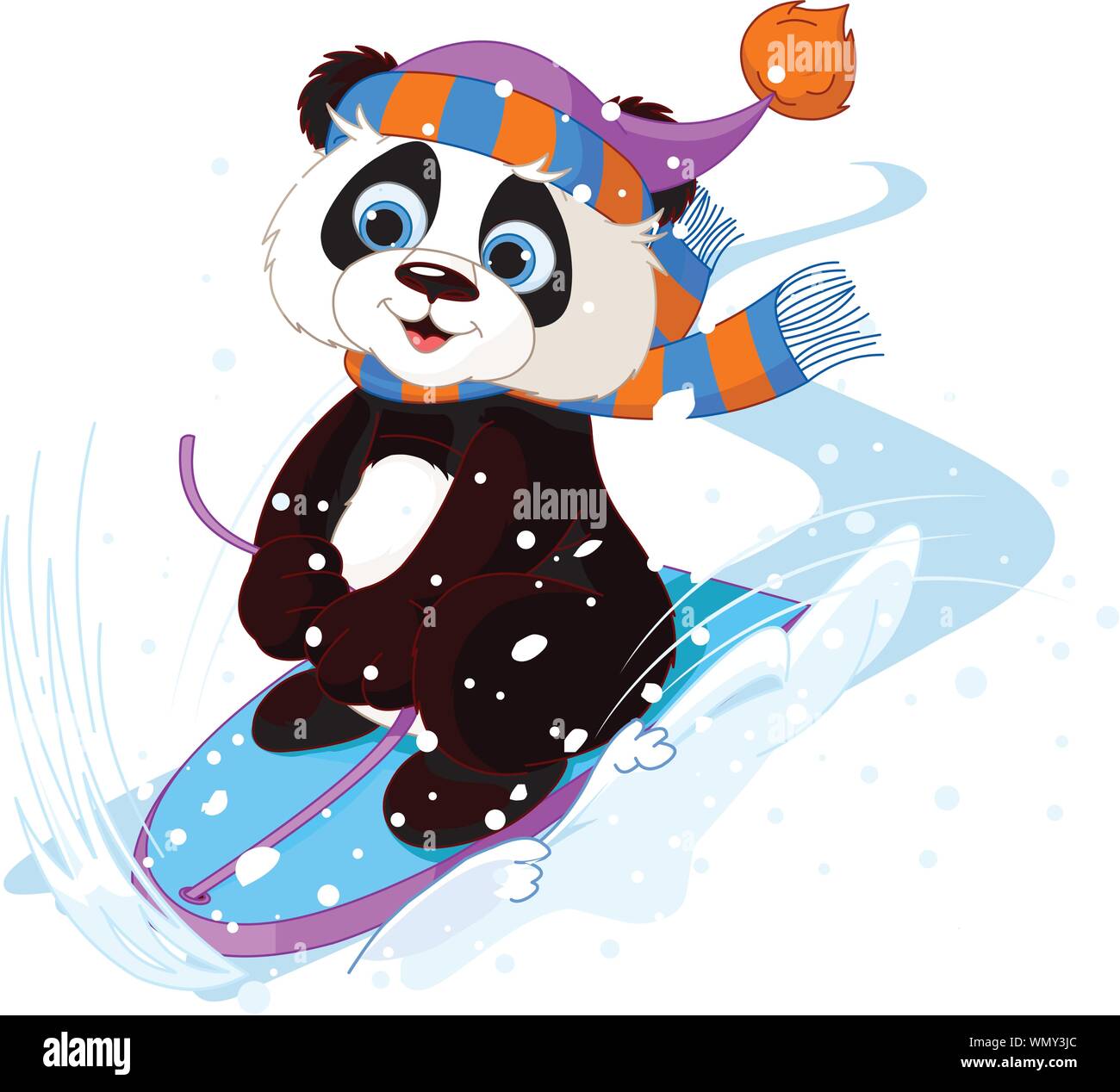 Fast fun Panda Stock Vector Image & Art - Alamy