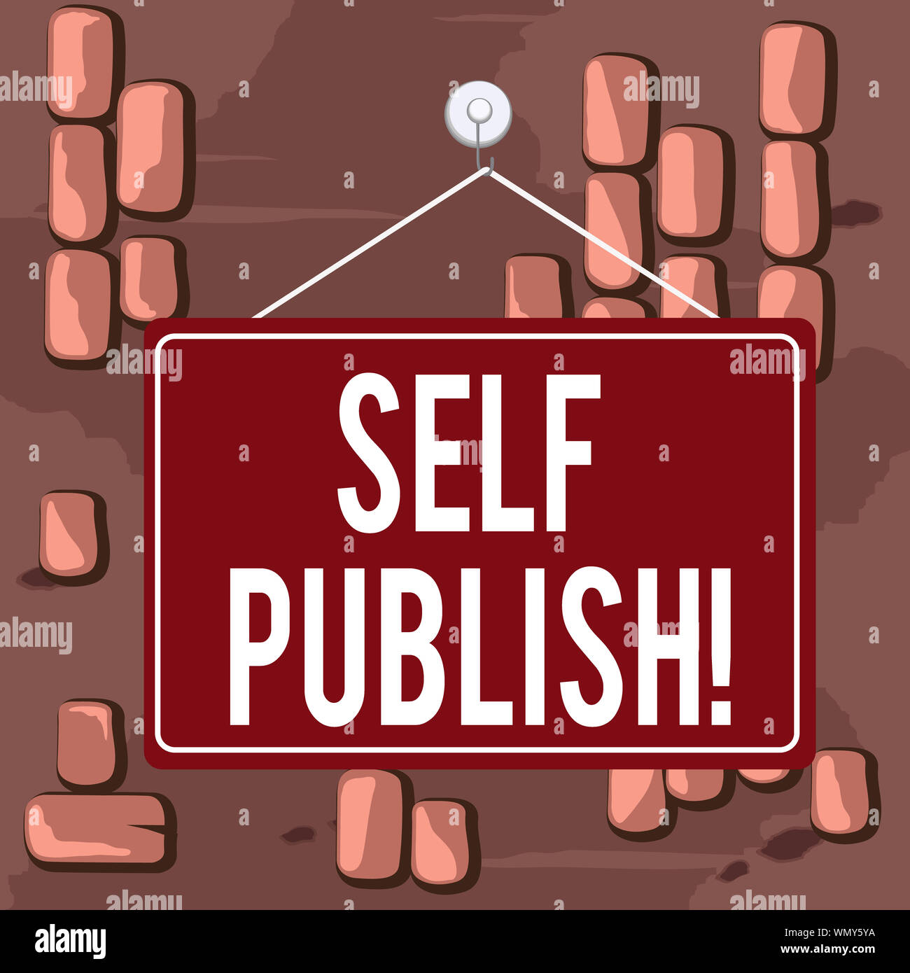 Word writing text Self Publish. Business photo showcasing writer ...