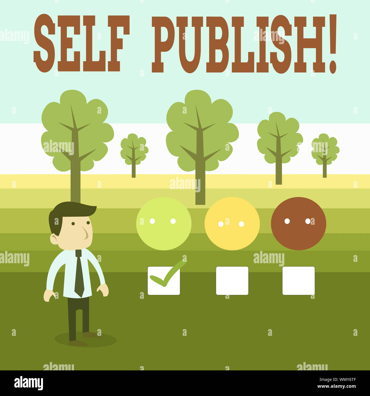 Word writing text Self Publish. Business photo showcasing writer ...