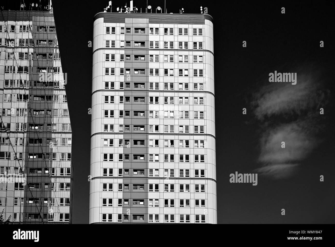 Office and buildings and reflections Newcastle upon Tyne