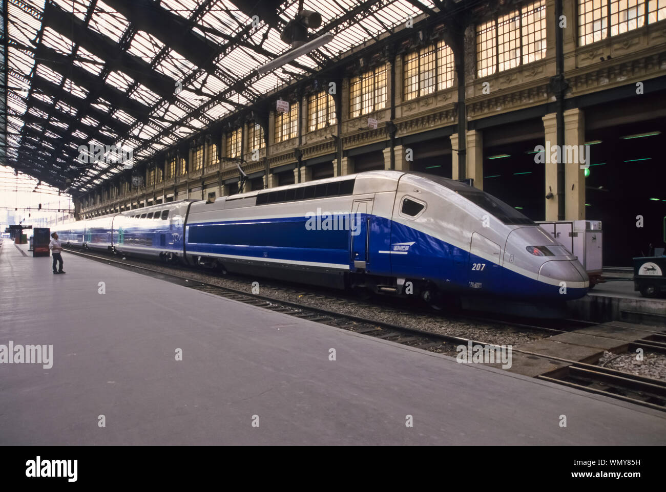 Paris Gare De Lyon Tgv Duplex Stock Photo Alamy