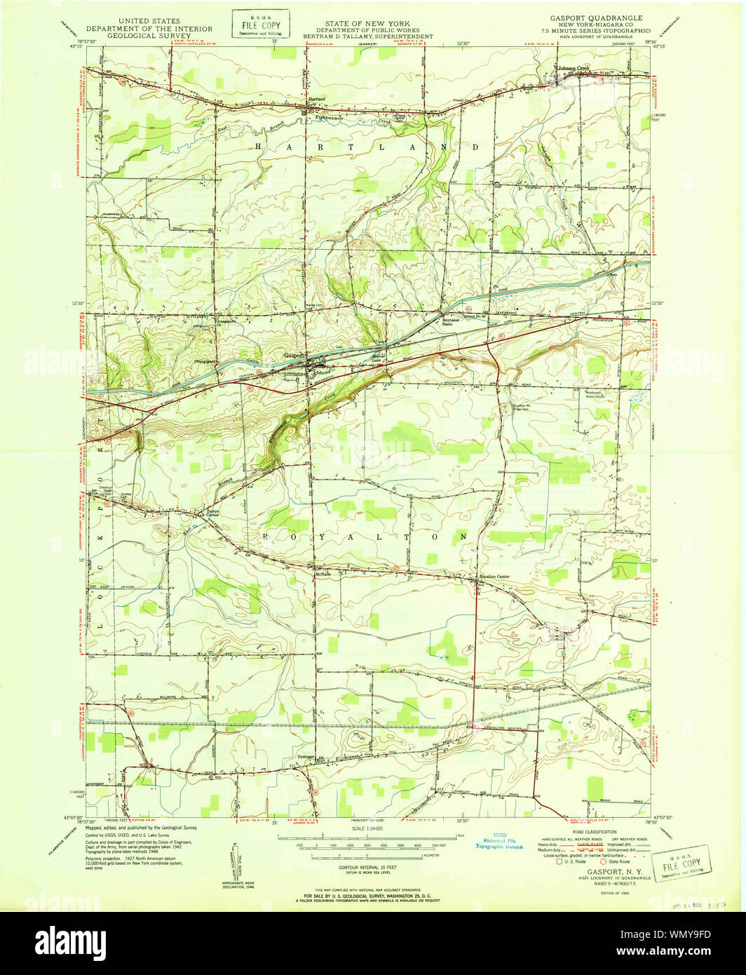 New York NY Gasport 129475 1950 24000 Restoration Stock Photo Alamy