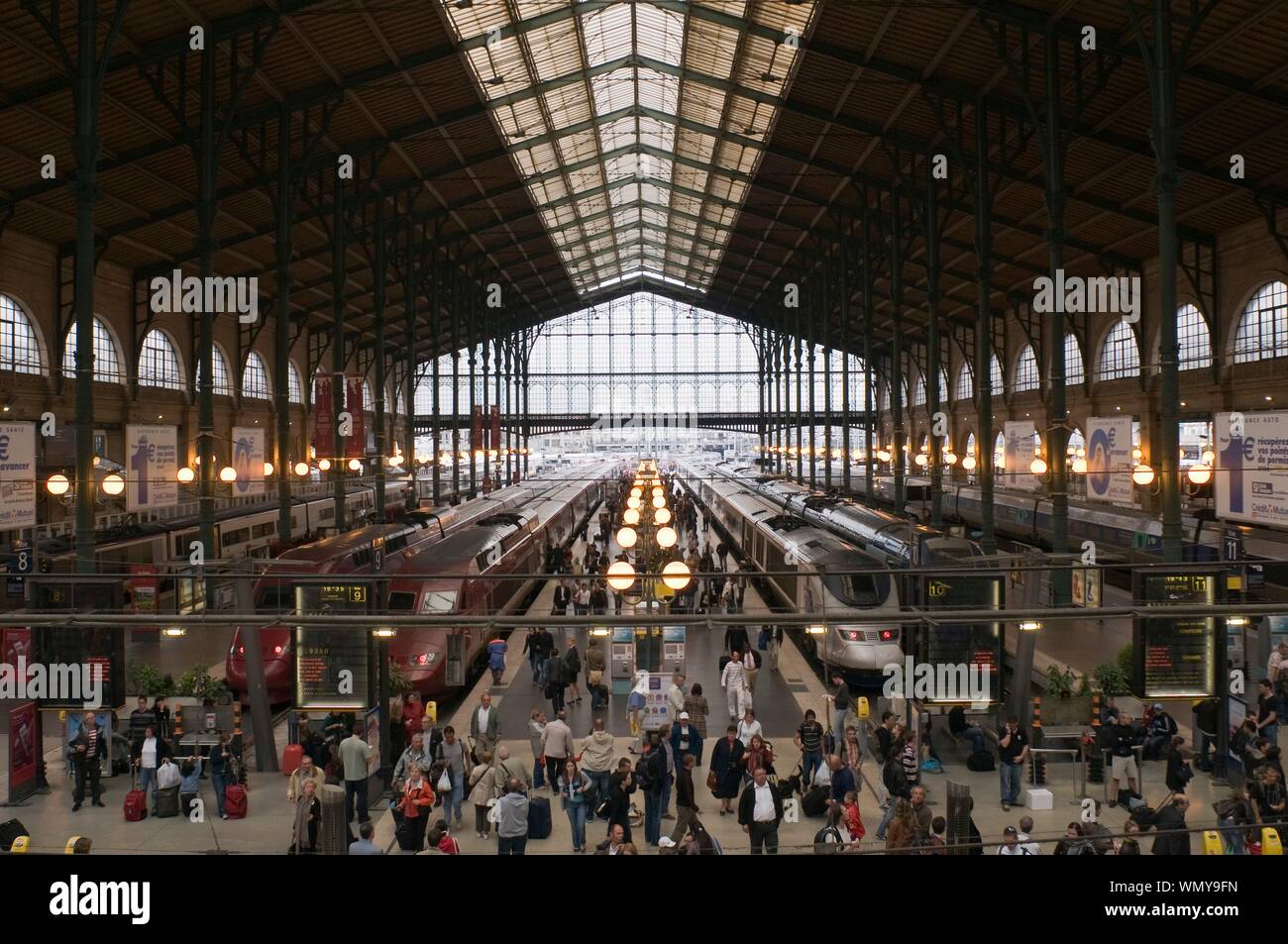 Paris, Gare du Nord Stock Photo