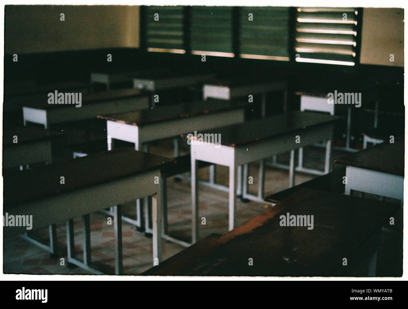 Empty classroom desks hires stock photography and images Alamy