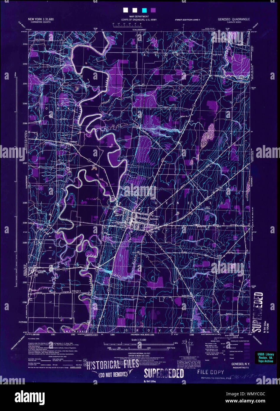 Map of geneseo hires stock photography and images Alamy