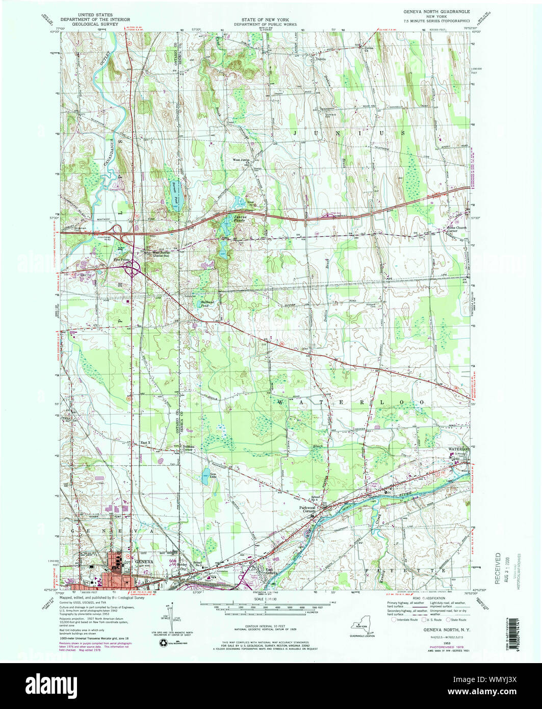 Map of geneva Cut Out Stock Images & Pictures Alamy