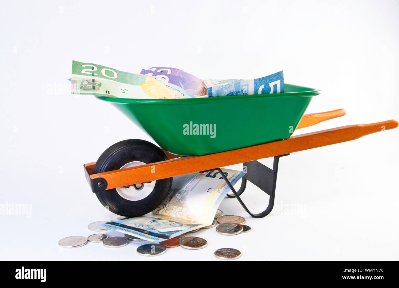 Wheelbarrow Money High Resolution Stock Photography and Images Alamy