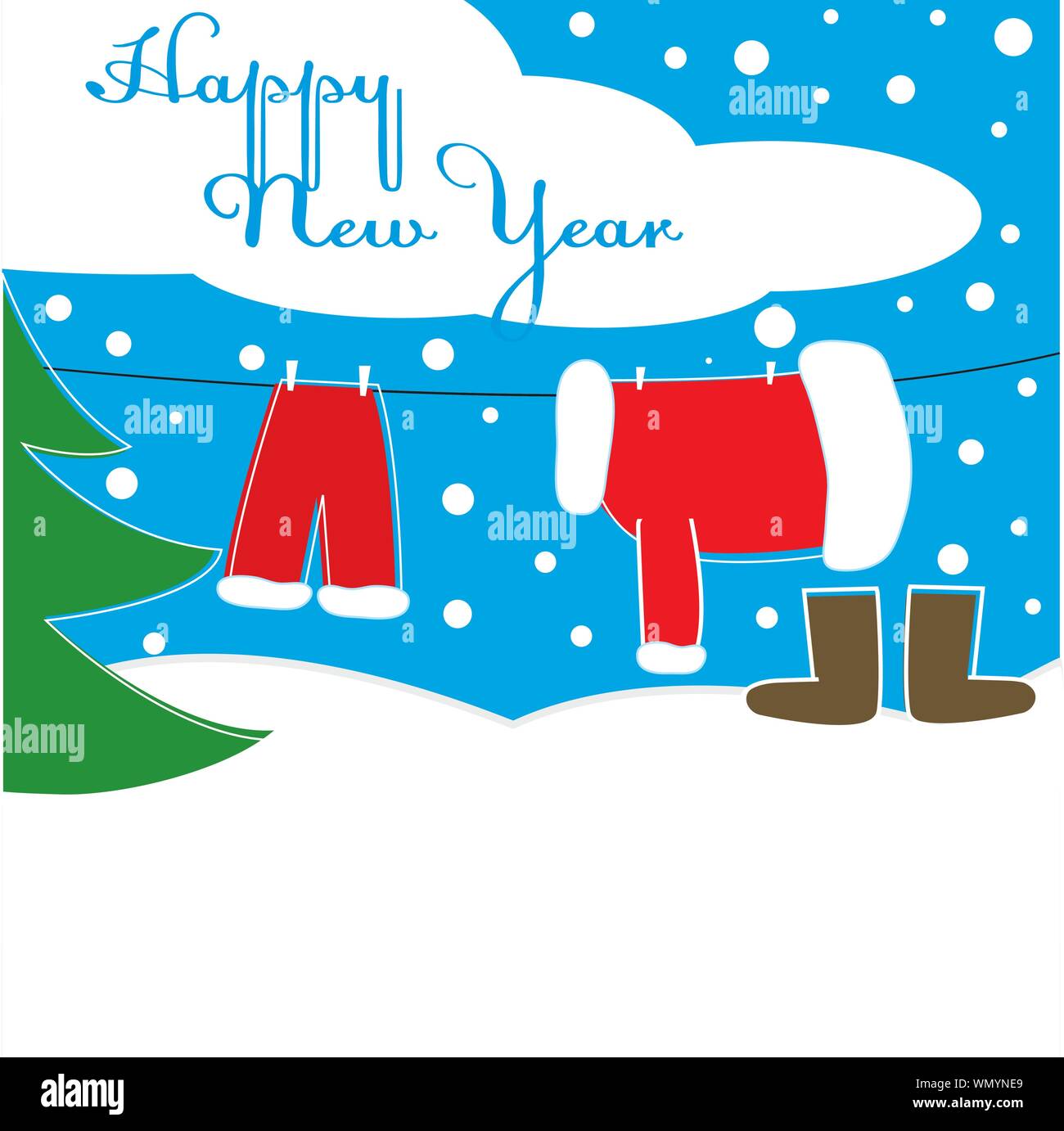 Funny Christmas background Stock Vector Image & Art - Alamy