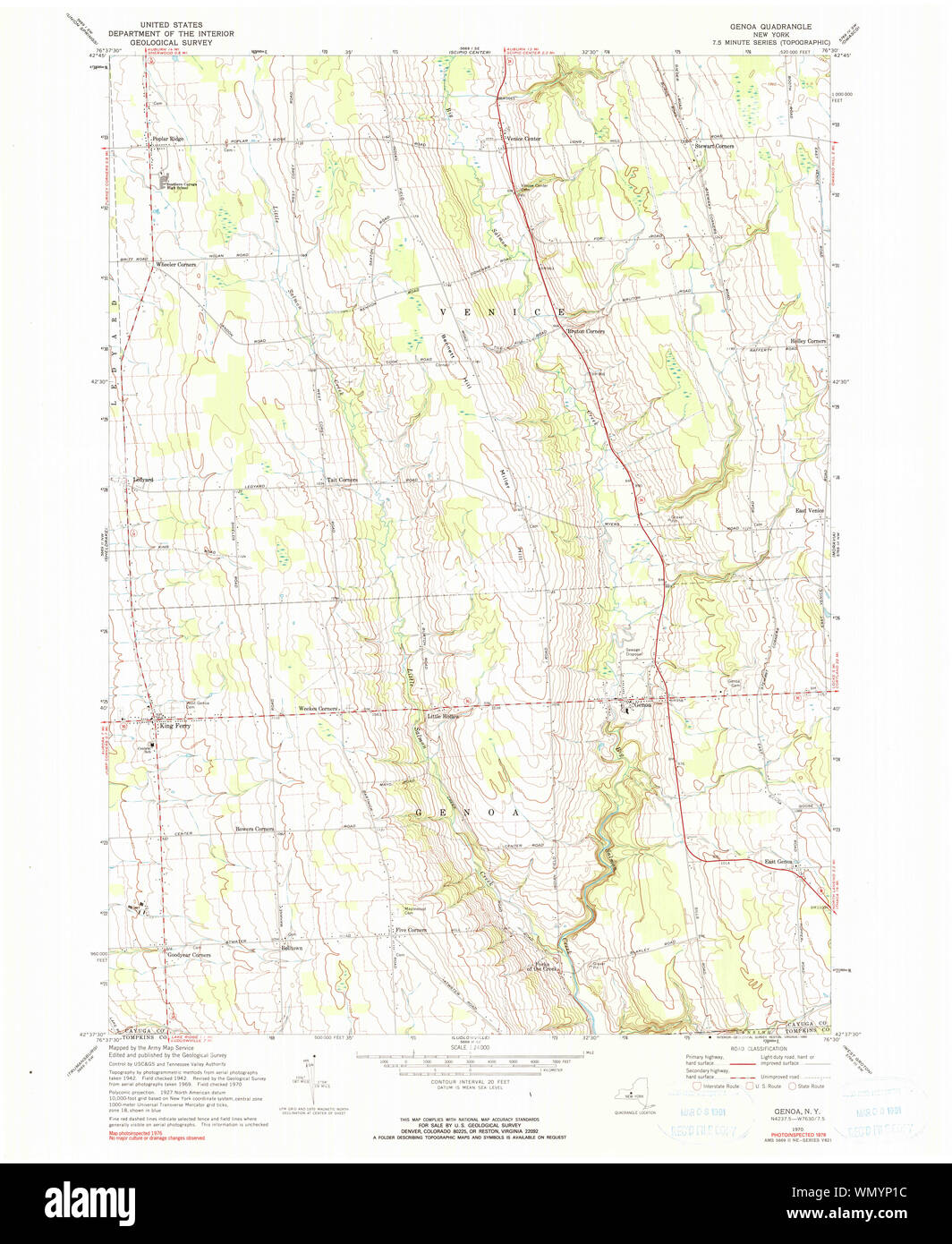 New York NY Genoa 137221 1970 24000 Restoration Stock Photo Alamy