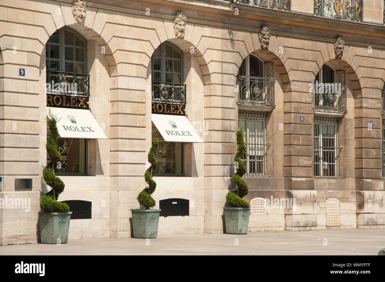 Rolex Shop, Place Vendome Square, Paris, France Stock Photo - Alamy