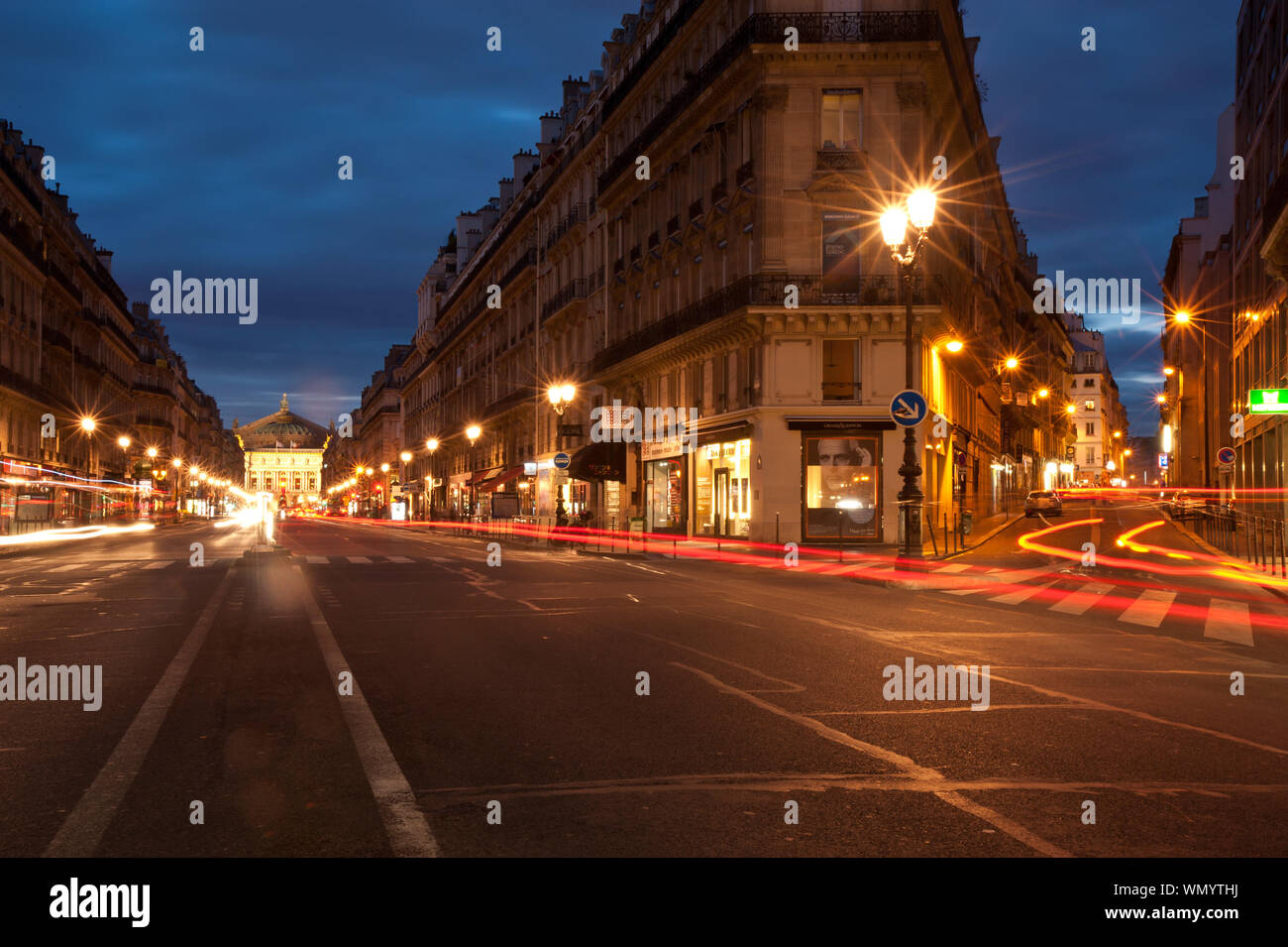 Paris, Avenue de l'Opera Stock Photo