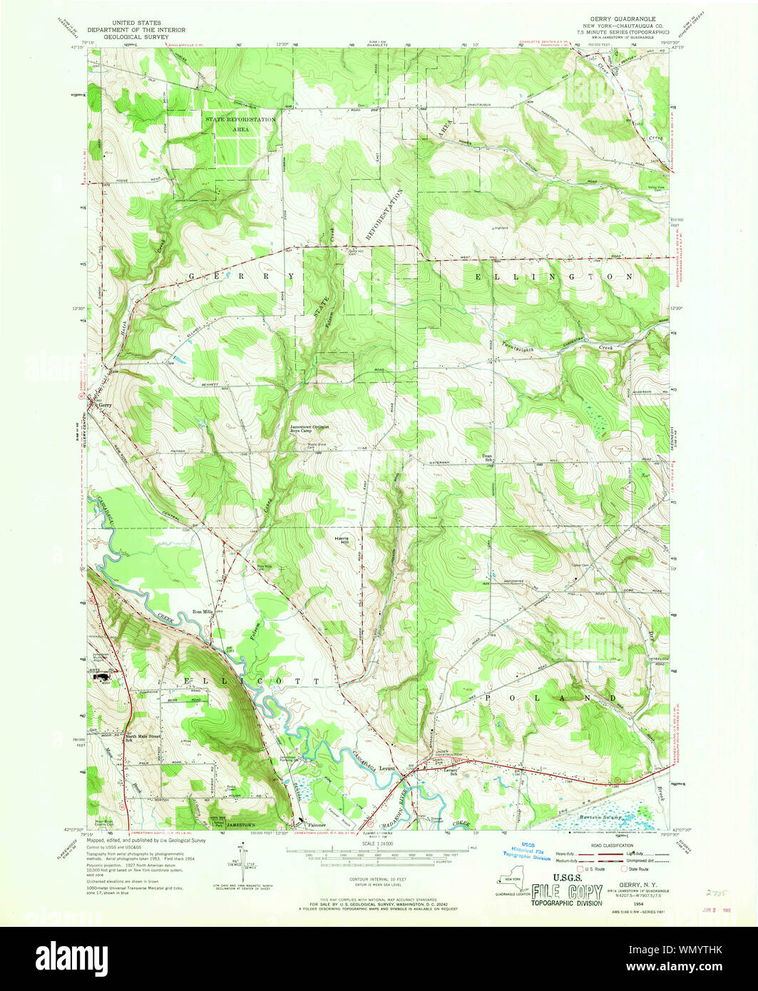 New York NY Gerry 129513 1954 24000 Restoration Stock Photo Alamy